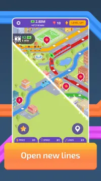 Idle Trains Tycoon-Make city subway Screen Shot 0