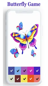Butterfly Color By Number, butterfly coloring . Screen Shot 3