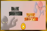 Supreme Stickman Warriors: black Hero Vs Spider Screen Shot 1