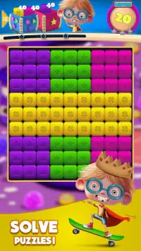 Toy Box Story Crazy Cubes - Gratis puzzelspel Screen Shot 1