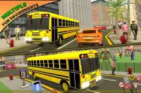 High School bus driving SIM 2018 Summer Camp Mania Screen Shot 11