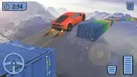 Trilhas impossíveis Jogo 3D de Stunt de carro Screen Shot 2