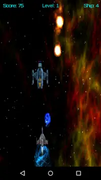 シューティングゲーム in Space Screen Shot 0