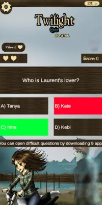 Quiz for Twilight Screen Shot 4