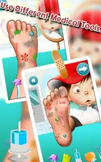 Fuß-Doktor: Kids Casual Game Screen Shot 2