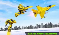 Air Jet Robot Transform : Robot Shooting Game Screen Shot 1