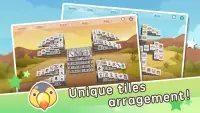 Puzzle Pairing Game-Mahjong & Animals Screen Shot 1