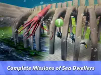 Ocean Squid Simulator - dive into animal survival! Screen Shot 10