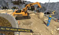 Budowa drogi podjazdowej: Road Building Sim Screen Shot 1