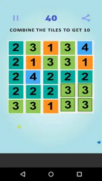 Get 10 - Number Puzzle Game Screen Shot 1