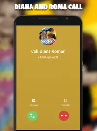 Diana and Roma Call - Fake Video Call and Chat Screen Shot 1