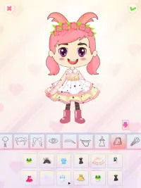 Chibi Cute Doll: Создатель аватаров Screen Shot 5