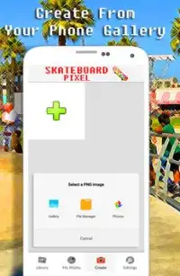 Skate cor pelo número - arte do pixel Screen Shot 5