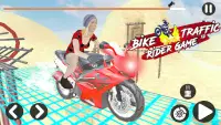 Bike Stunts 3D - Traffic Rider Bike Racing Games Screen Shot 1