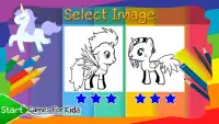 Pony Färbung Buch für Kinder Screen Shot 2