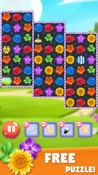 Blossom Bloom - Flower Blast Match 3 Games Screen Shot 0