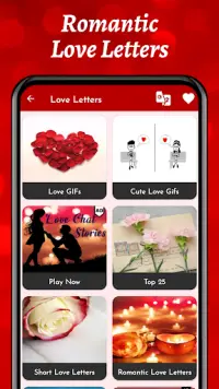 Love Letters & Love Messages Screen Shot 1