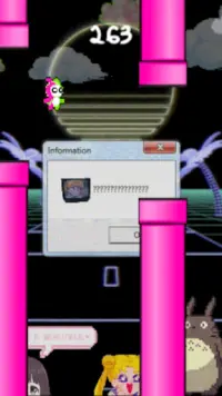 Flappy Vaporwave Screen Shot 1