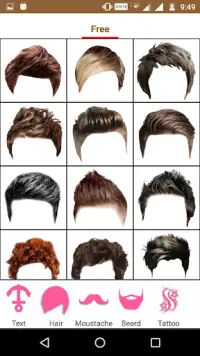 meninos penteado foto editor Screen Shot 1