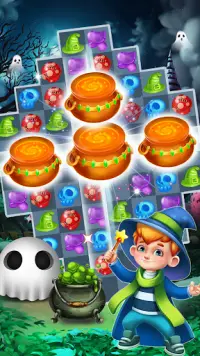 Halloween Magic - Witch Puzzle Screen Shot 2