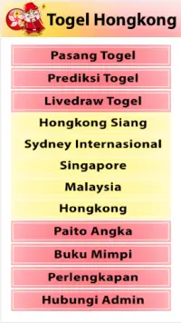 Togel Hongkong Screen Shot 2