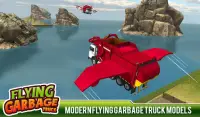 City Garbage Flying Truck- Flying Games Screen Shot 5