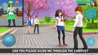 School Love Life: Anime Games Screen Shot 20
