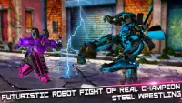 रोबोट फाइटिंग गेम्स 2020: राइटिंग रिंग एरिना 3 डी Screen Shot 3