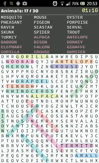 Word Search Screen Shot 1