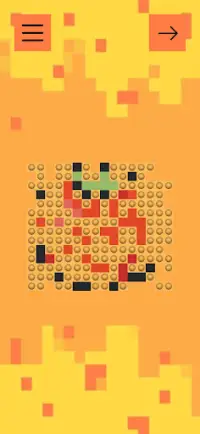Pixel Art ASMR - pop to color fruits Screen Shot 2