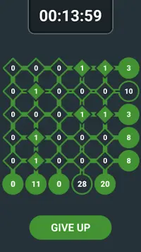 Binary Grid - Brain Math Game Screen Shot 1