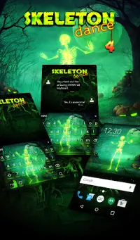 Skeleton Dance 4 Keyboard   Live Wallpaper Screen Shot 0