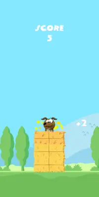 Pig and Friends Jump - Hay Stack Jump Screen Shot 2
