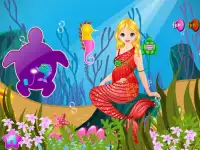 Mermaid Geburt Baby-Spiele Screen Shot 0