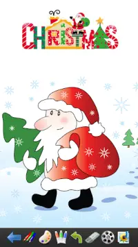 Xmas Magic - Color & Draw Screen Shot 0