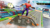 Hollywood City Speed Car Racing Stunts Screen Shot 0