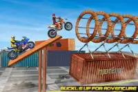गजब का बाइक मुश्किल स्टंट: बाइक करतब खेल Screen Shot 4