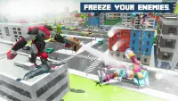Snow Robot Attack: Robot Games Screen Shot 2