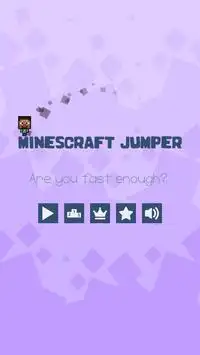 Pixel block Jumper minecraft Screen Shot 0