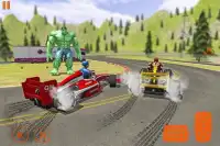 Superhero Real Car Racing Stunts: Super Hero Games Screen Shot 6