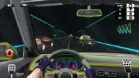Futuristik Neon Car Traffic Racer Screen Shot 9