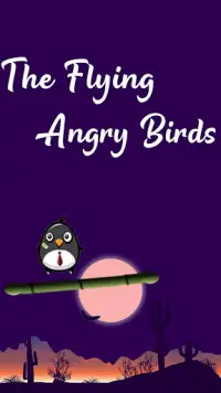 the flying angry bird Screen Shot 1