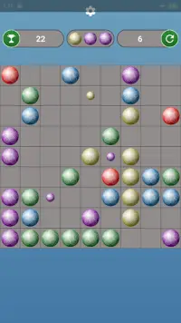 Bola warna - Color Ball Lines classic game Screen Shot 6