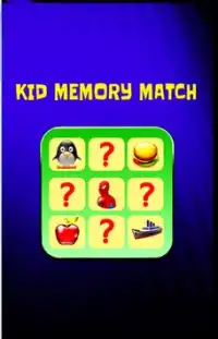 Memory Match crianças Screen Shot 6