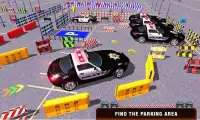 पुलिस कारों पार्किंग 3 डी चुनौती Screen Shot 2