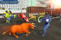 Superheroes Pets: City Crime Battle Screen Shot 14