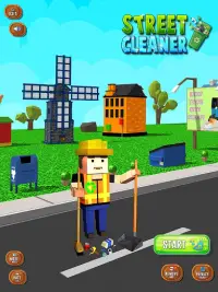 Street Cleaner - Garbage Collector Game Screen Shot 0