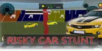 Risky Car Stunts Screen Shot 0