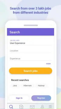 Shine Job Search Screen Shot 1