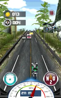 मोटरसाइकिल रेसर अत्यंत गति Screen Shot 1